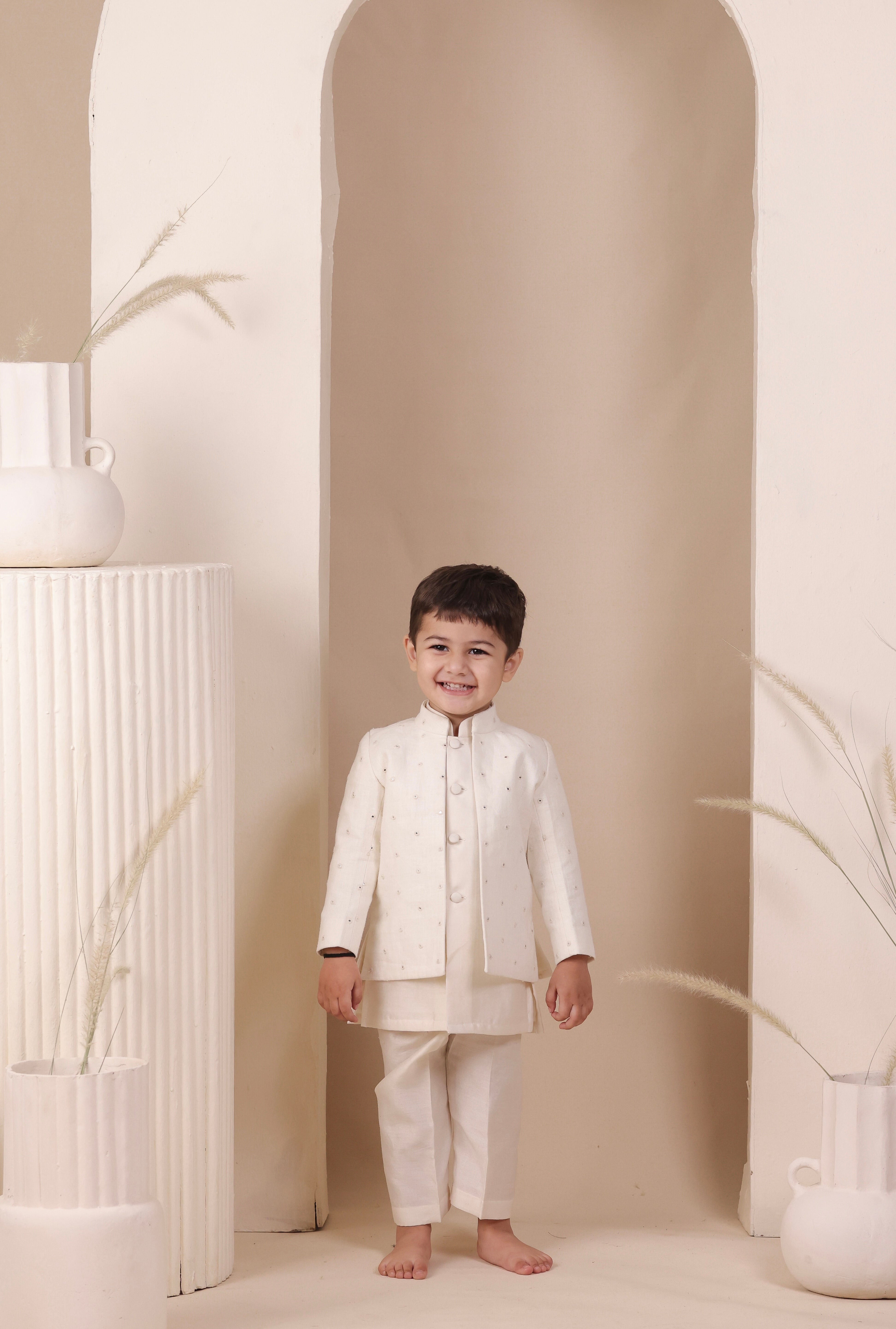 Ivory Flash Jodhpuri Set