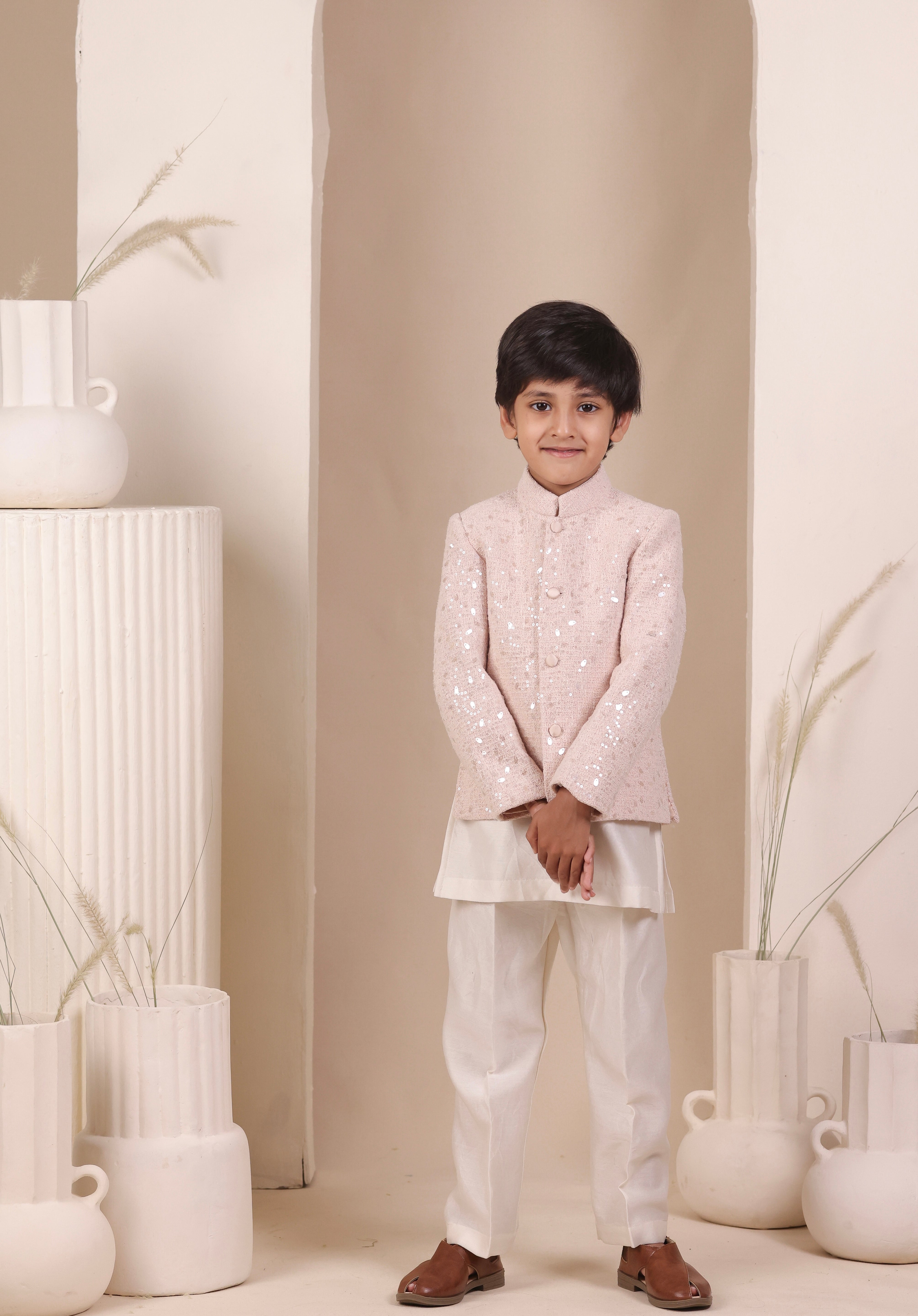 Rose Dust Jodhpuri Set
