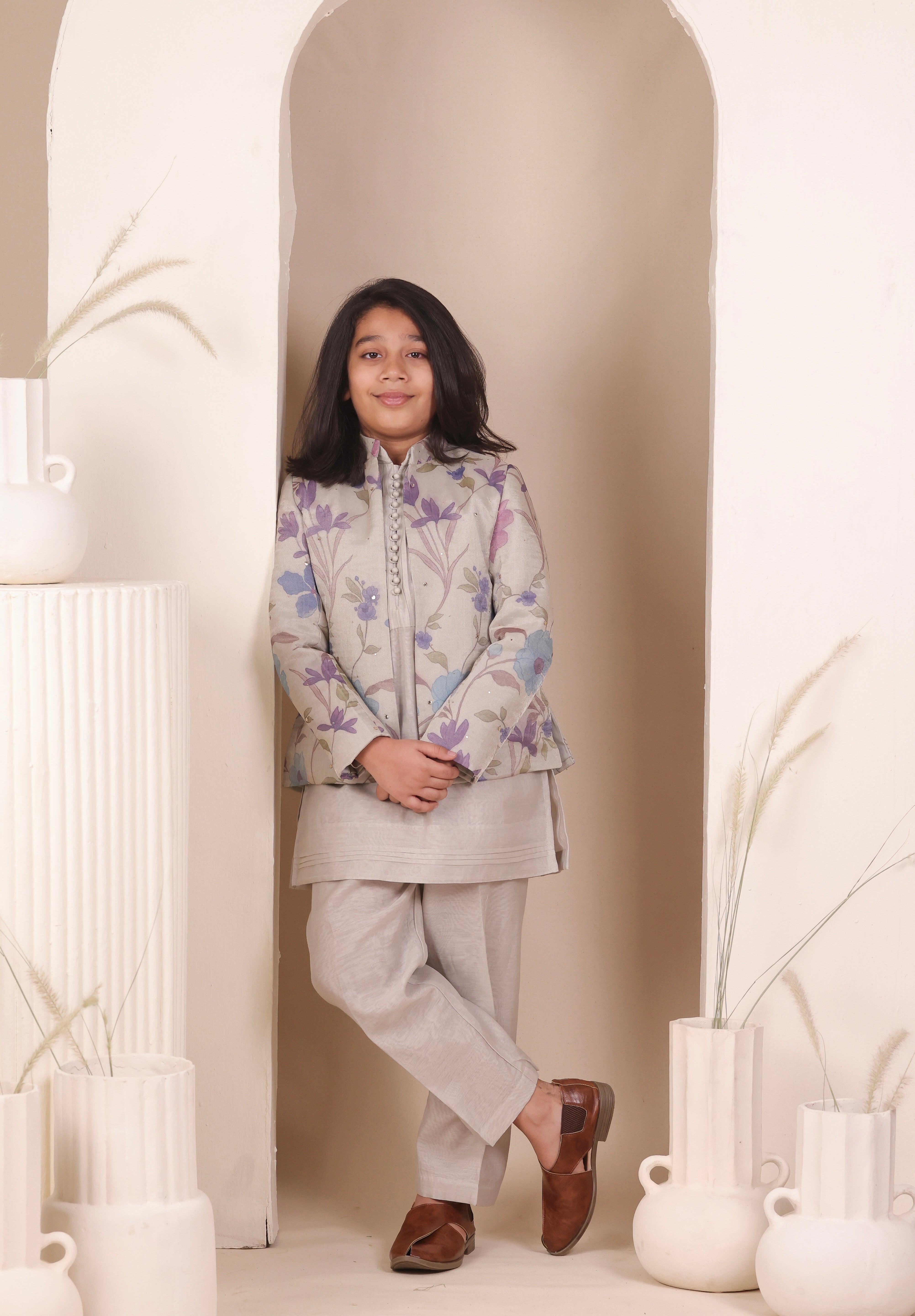Neel Phool Jodhpuri Set