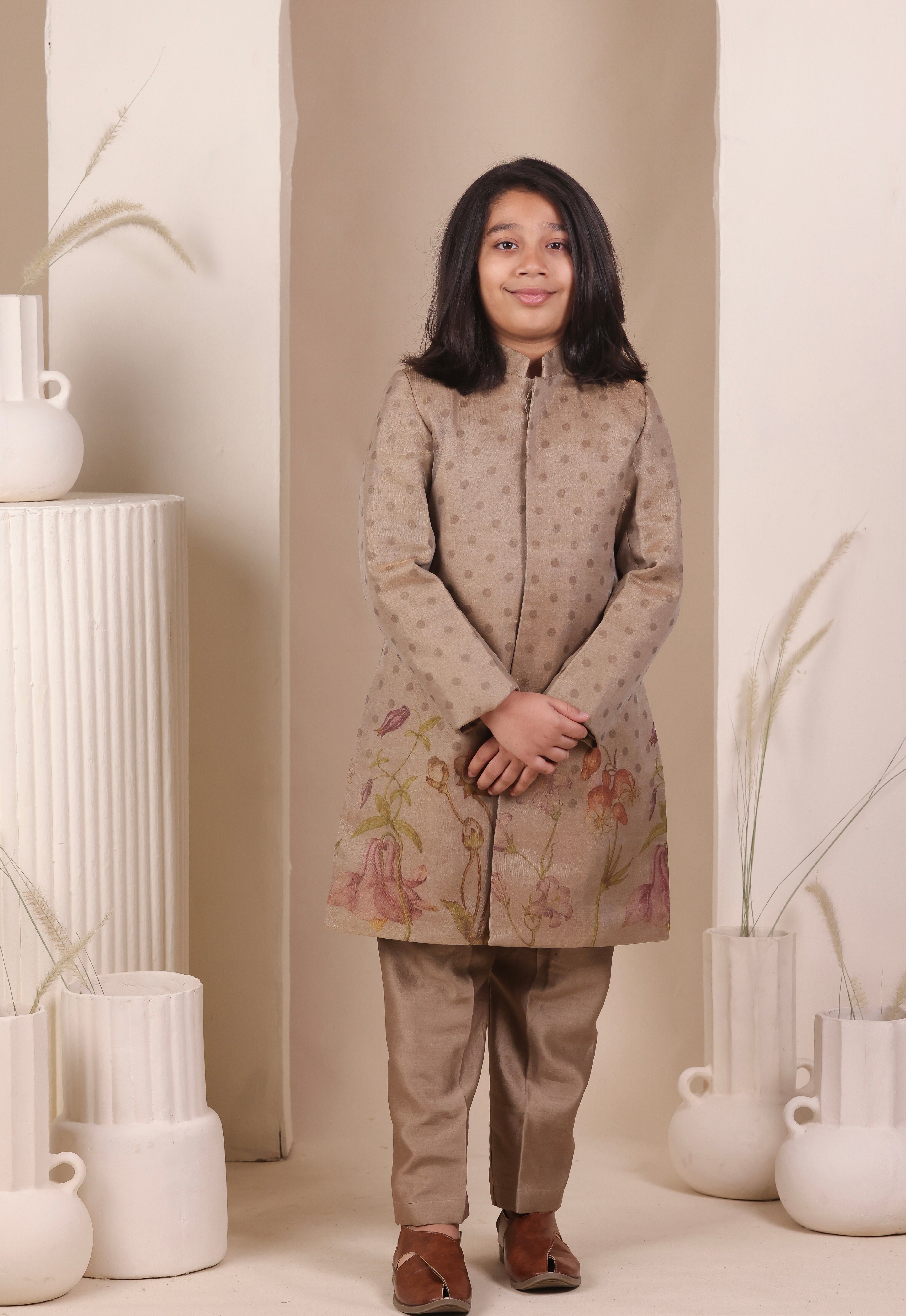 Dusky Achkan set