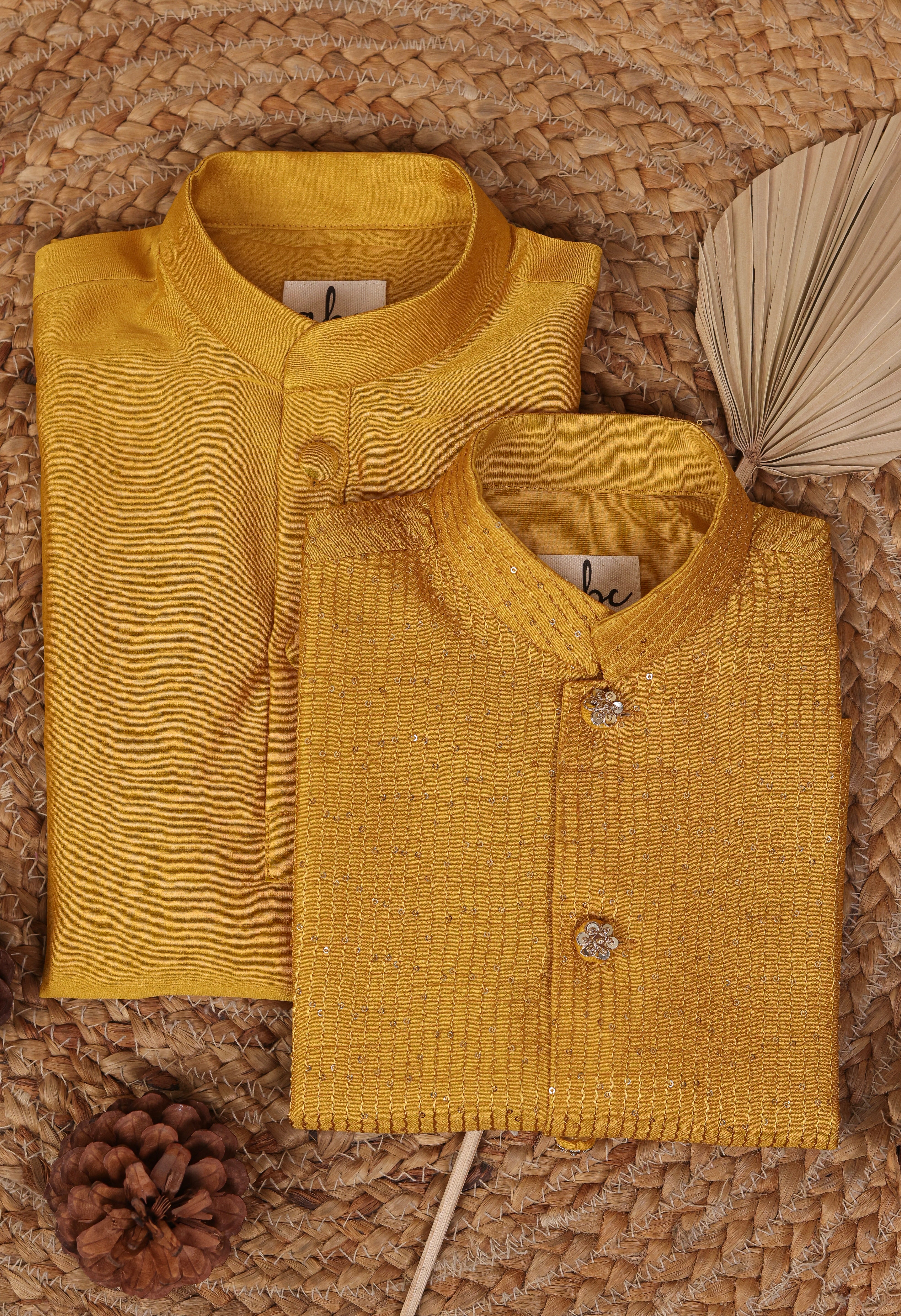 Haldi Hues Jacket Set