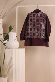 Berry Loom Jacket Set