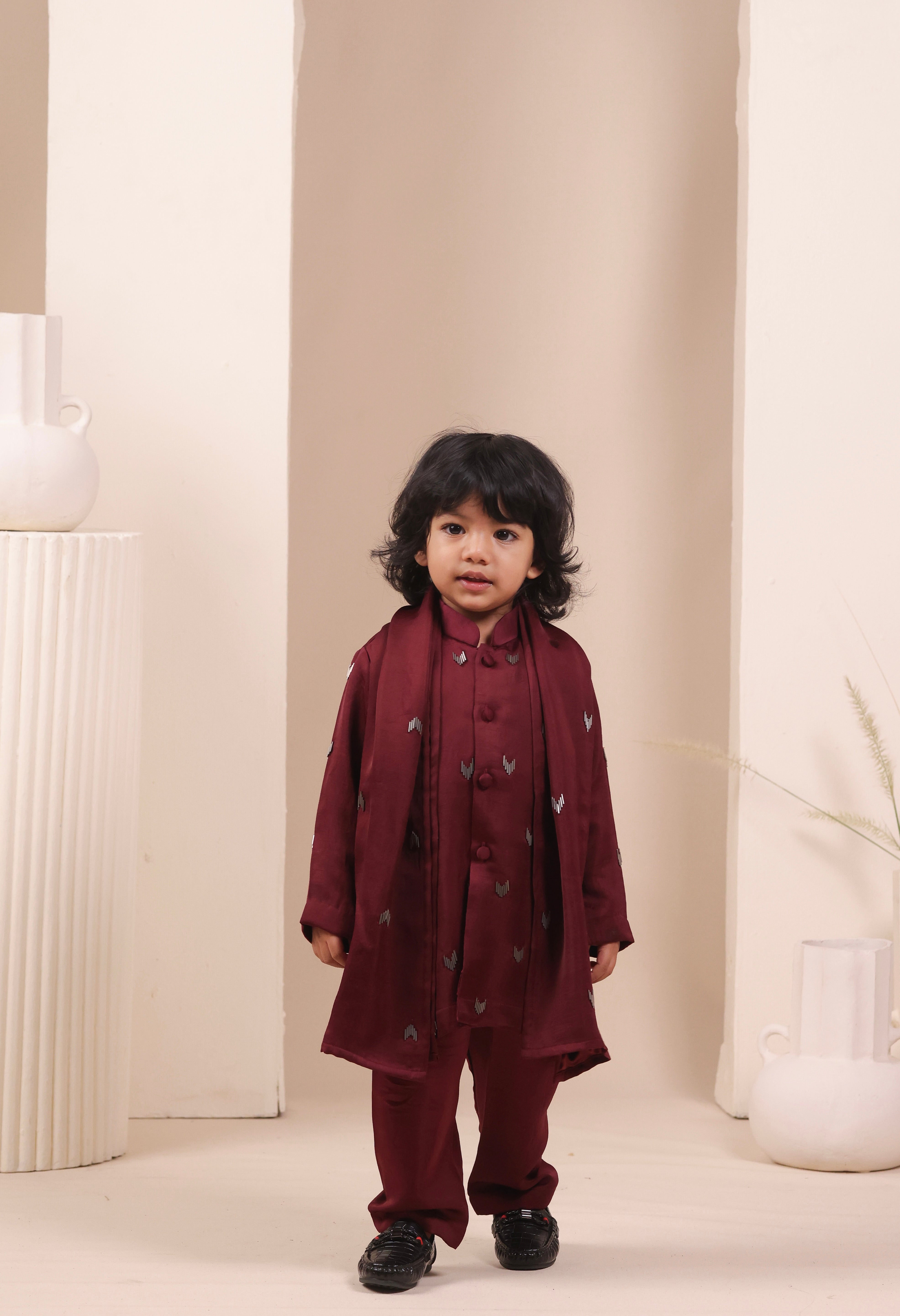 Deep Maroon Kurta Set