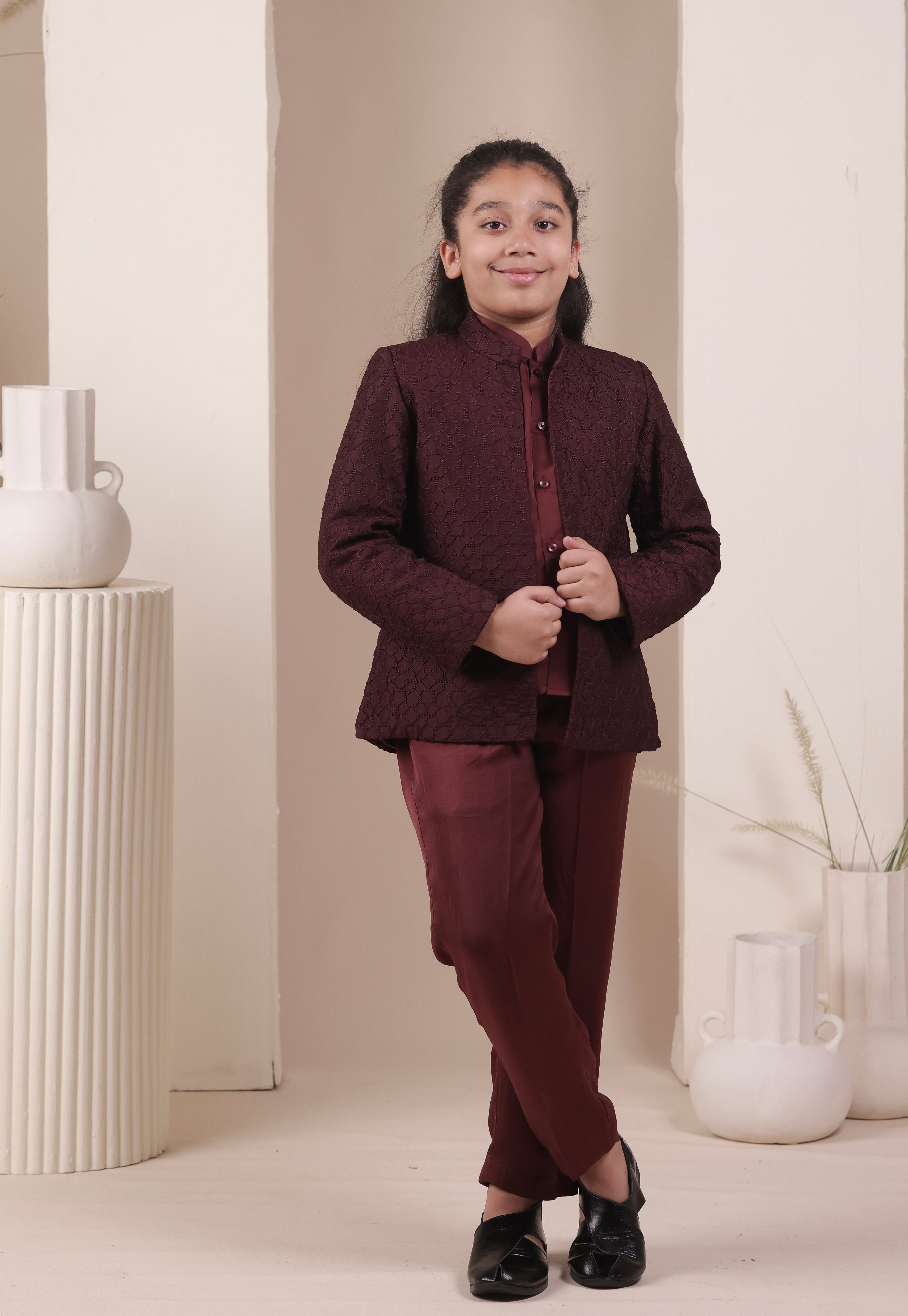 Mehfil Red Jodhpuri set