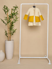 Ivory-Yellow Bandhgala Set
