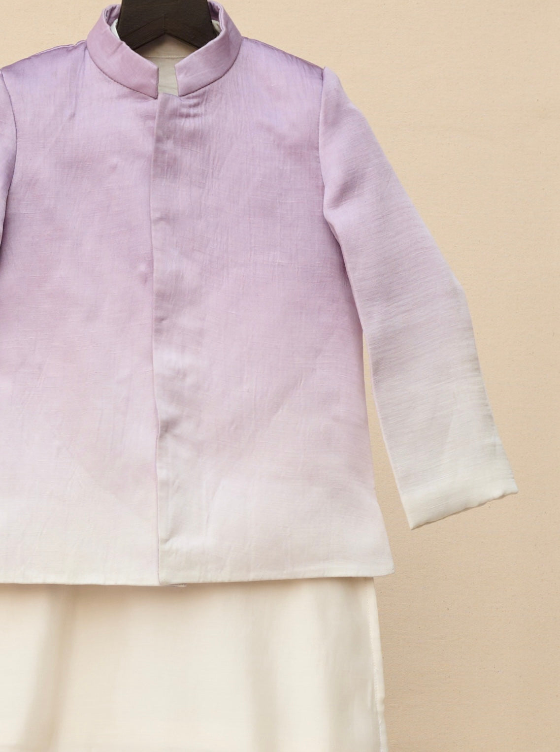 Lavander Ombré Bandhgala Set