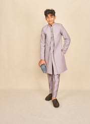 Lavender Haze Layered Achkan Set