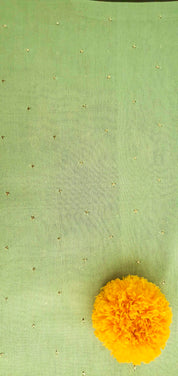Pastel Green Chanderi Kurta Set