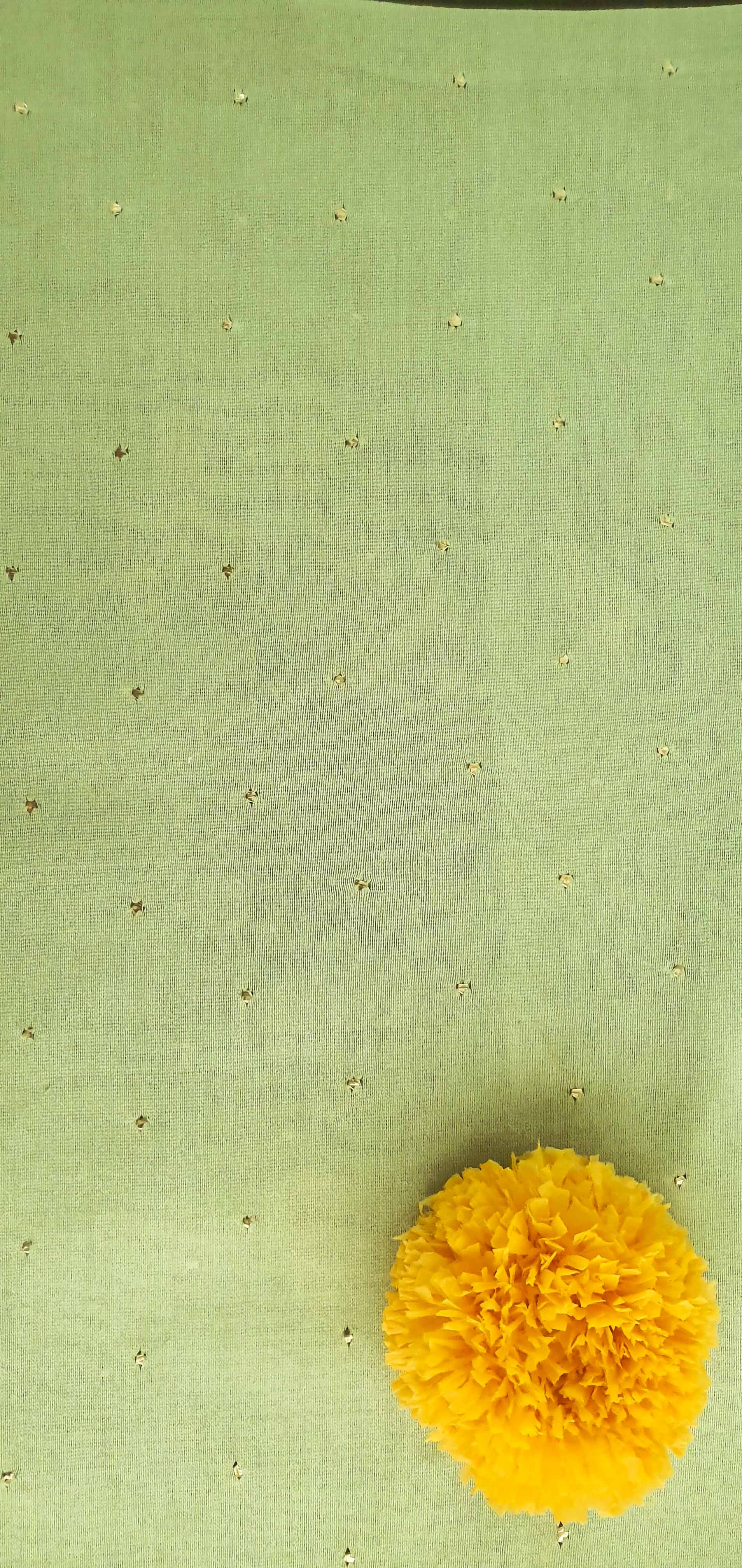 Pastel Green Chanderi Kurta Set
