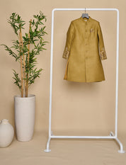 Moss Green Hand Embroidered Achkan Set