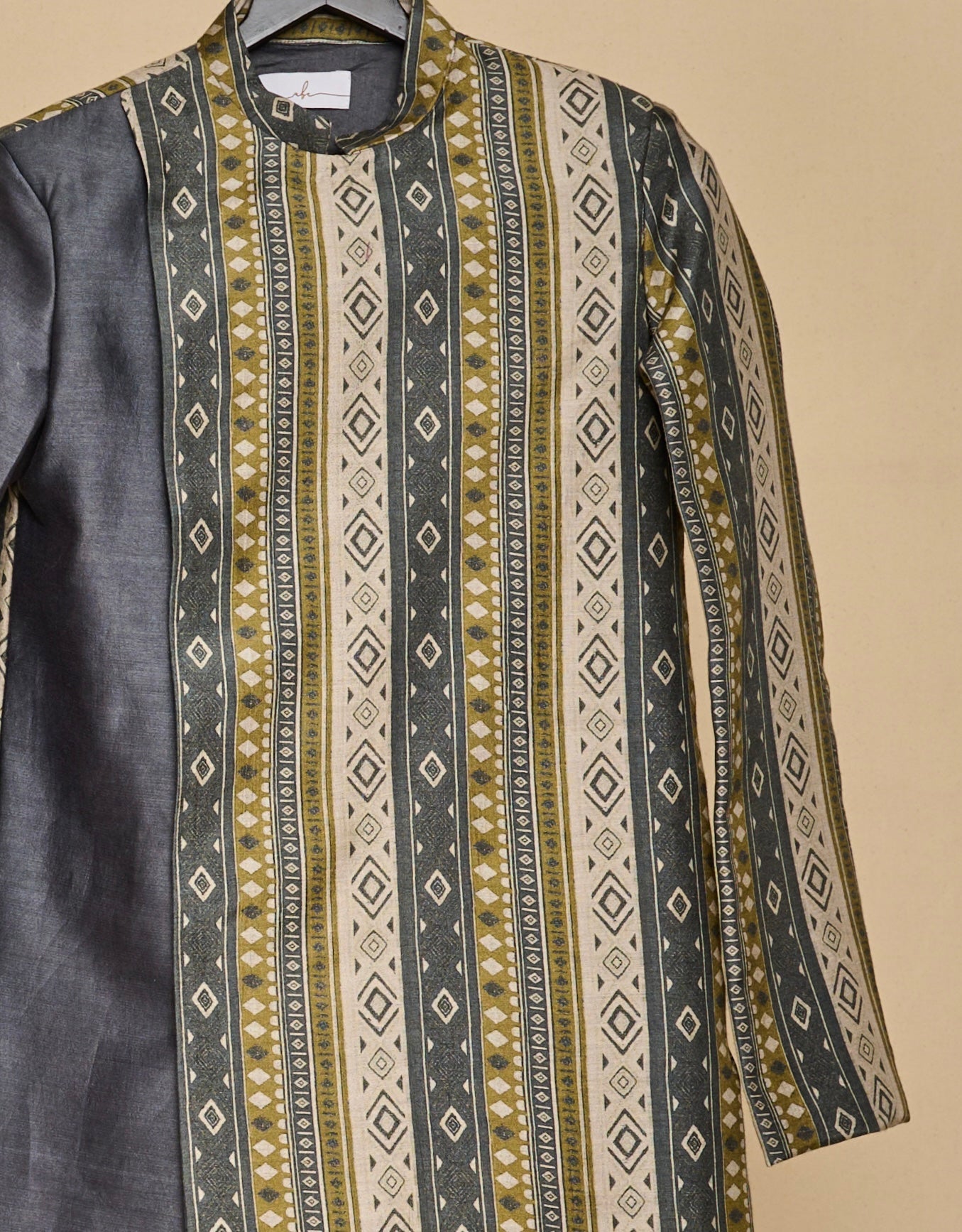 Dark Slate Grey Achkan Set