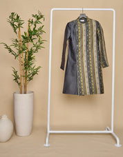 Dark Slate Grey Achkan Set