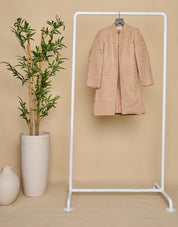 Old Rose Embroidered Achkan Set