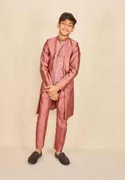 Rosewood High-Low Achkan Set