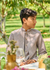 Lavender Haze Layered Achkan Set