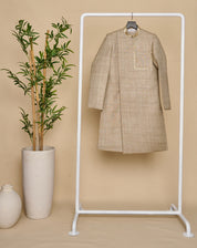 Cloudy Grey Double Matka Achkan Set