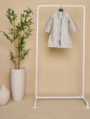 Baby Blue Open Achkan Set
