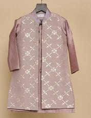 Heather Lavender Long Jacket Set