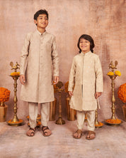 Thread And Sequins Work Achkan And Pajama Set