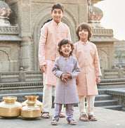 Dull Lavender Achkan Set