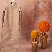 Thread And Sequins Work Achkan And Pajama Set