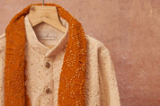 Lakhnavi Kurta With Bandhani Stole