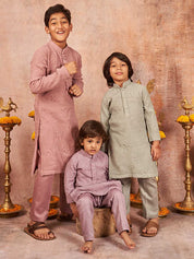 Pastel Green Crinkled Kurta Set
