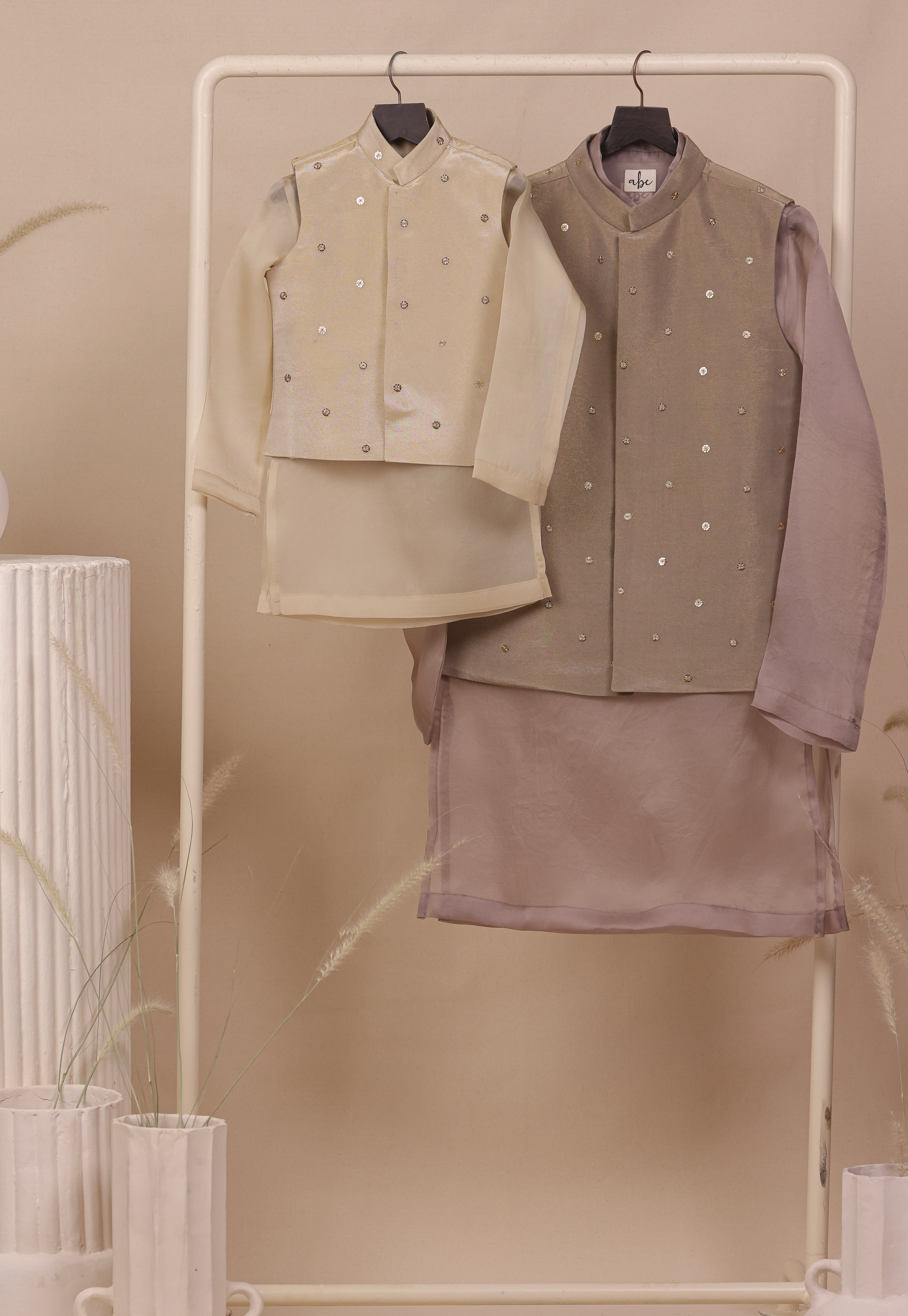 Sand Gleam Jacket Set