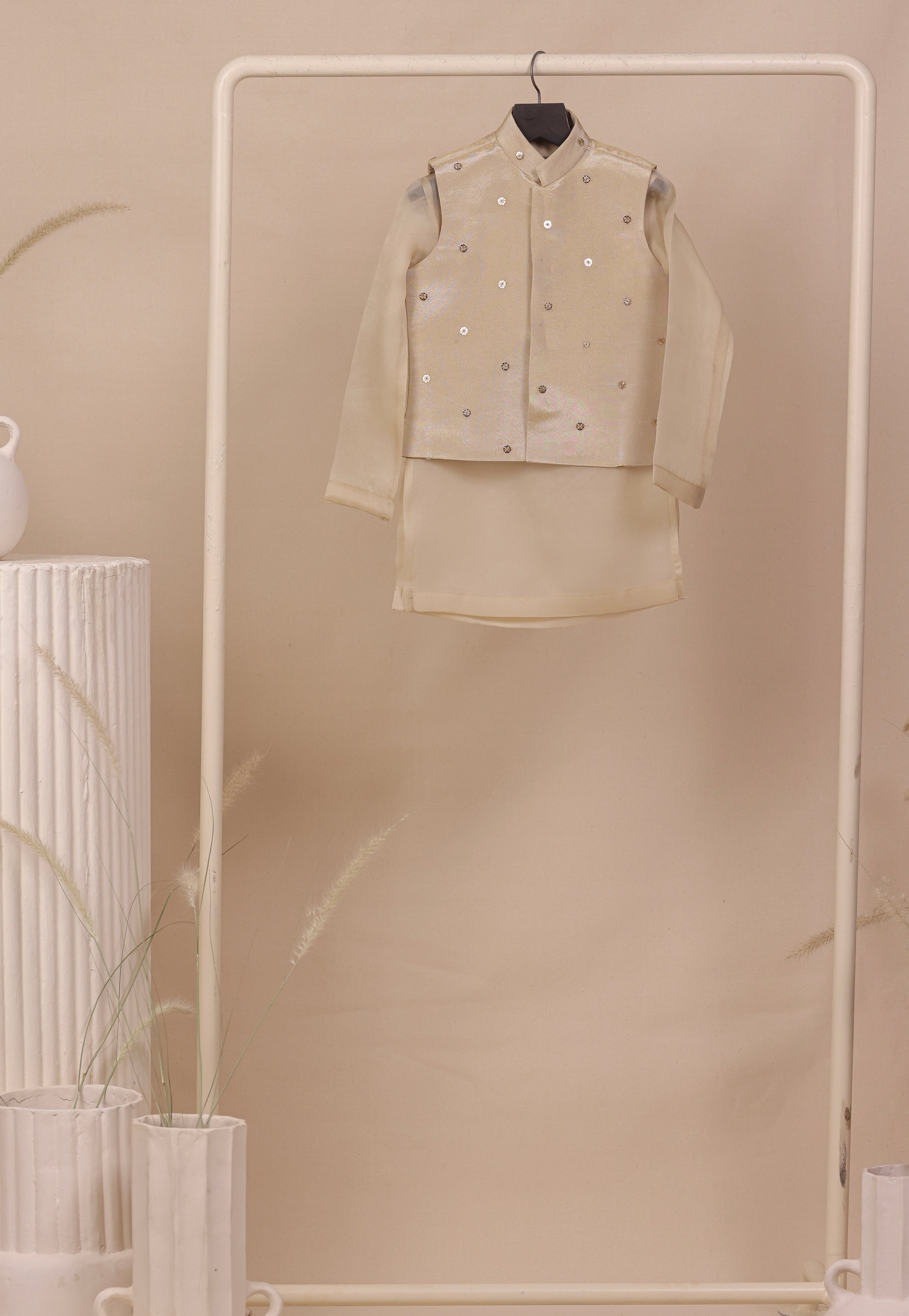 Sand Gleam Jacket Set