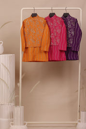 Zari Baigani Jacket Set