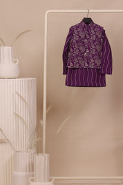 Zari Baigani Jacket Set