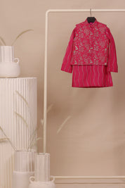 Zari Gulabi Jacket Set