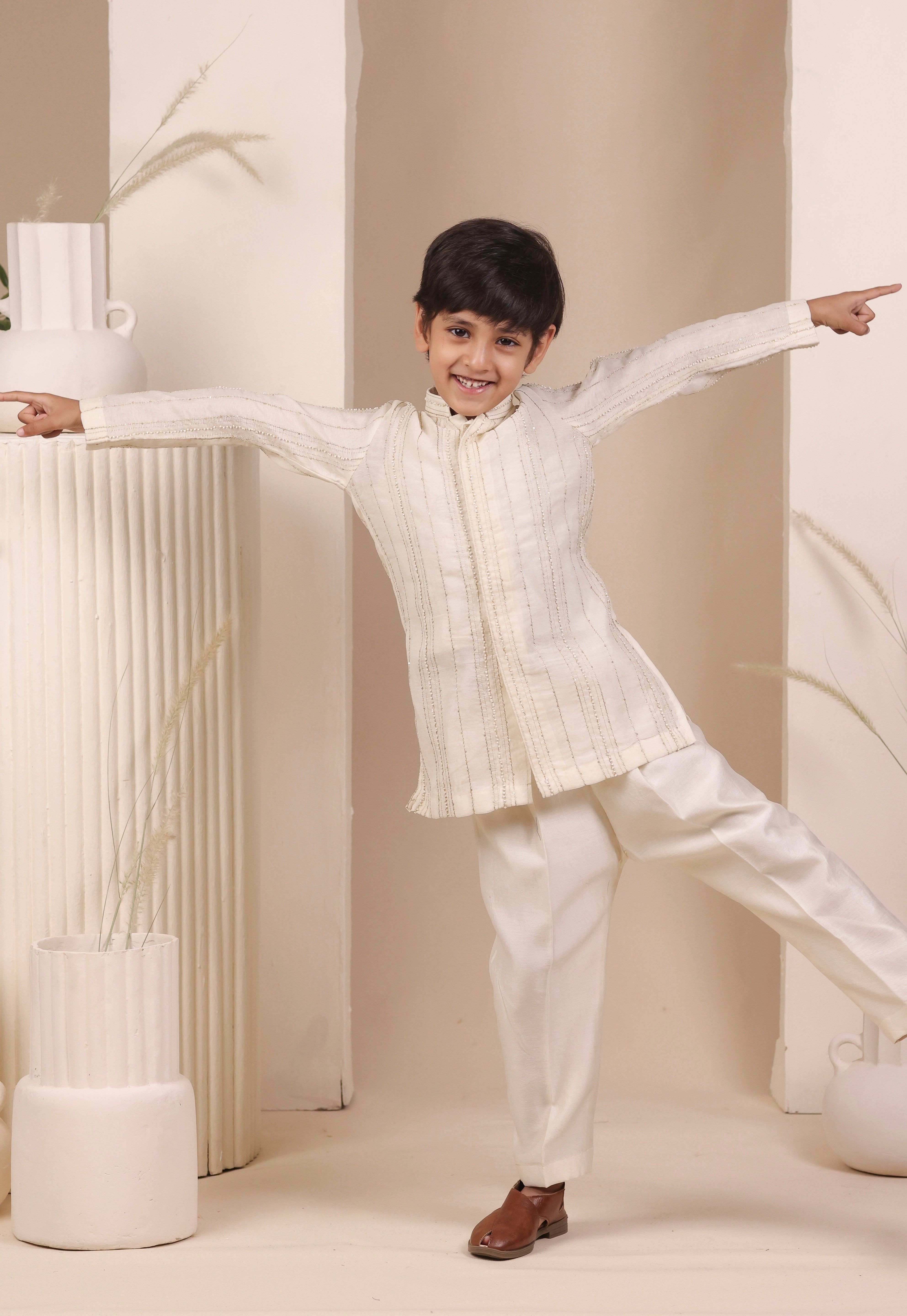 Soft Pearl Kurta Set