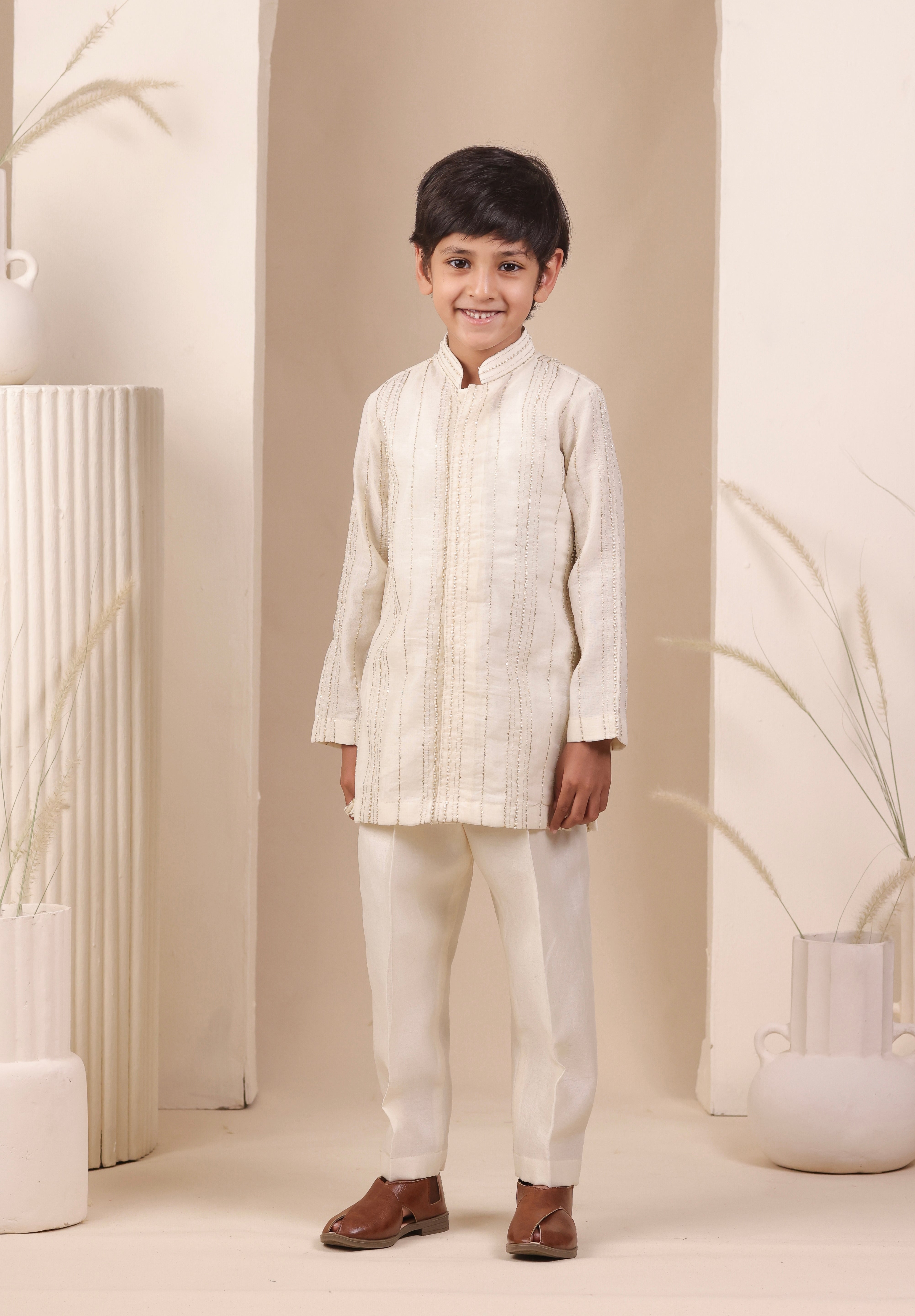 Soft Pearl Kurta Set
