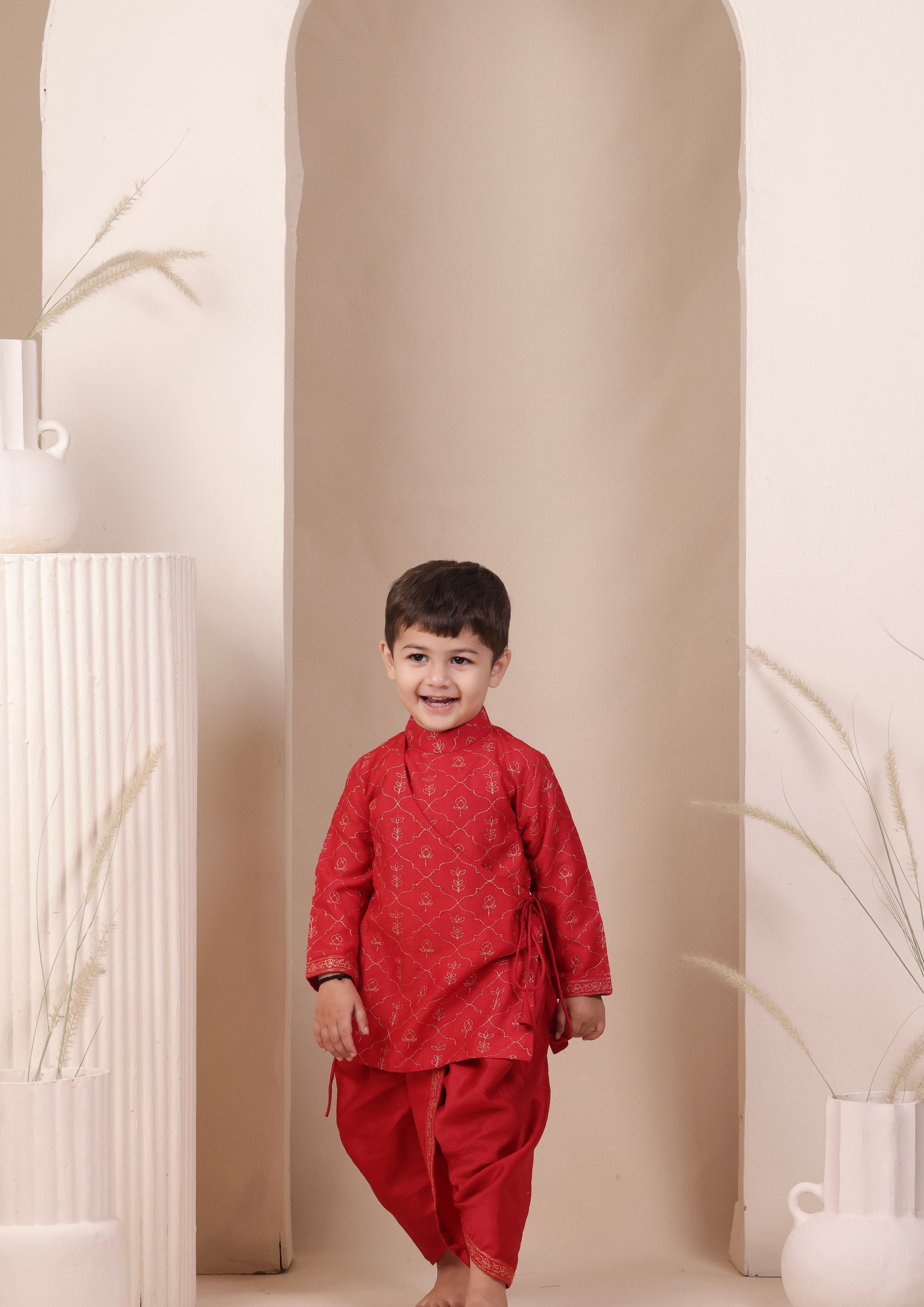 Laal Raag Angrakha Set