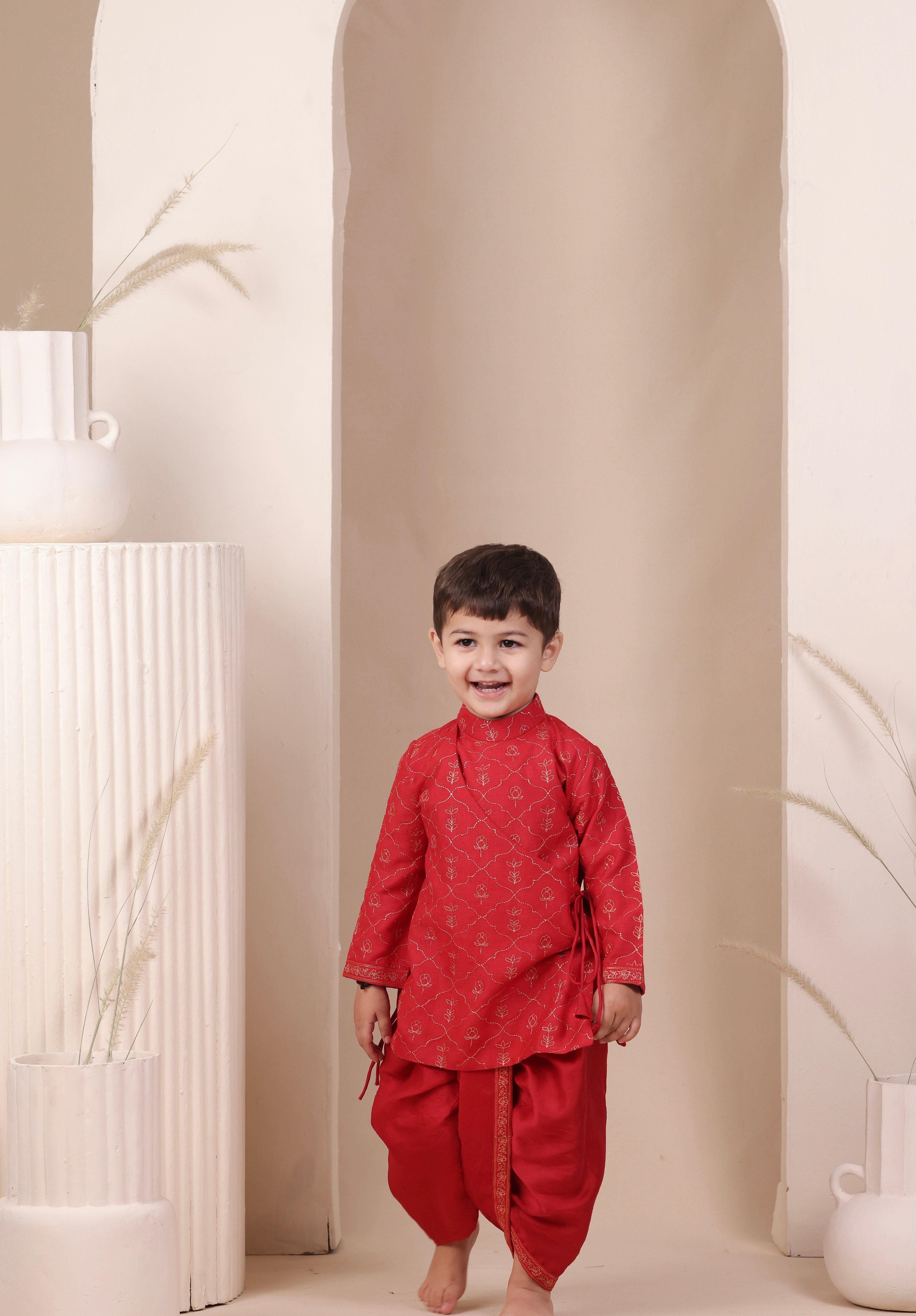 Laal Raag Angrakha Set