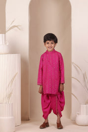 Gulabi Noor Angrakha Set