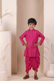Gulabi Noor Angrakha Set