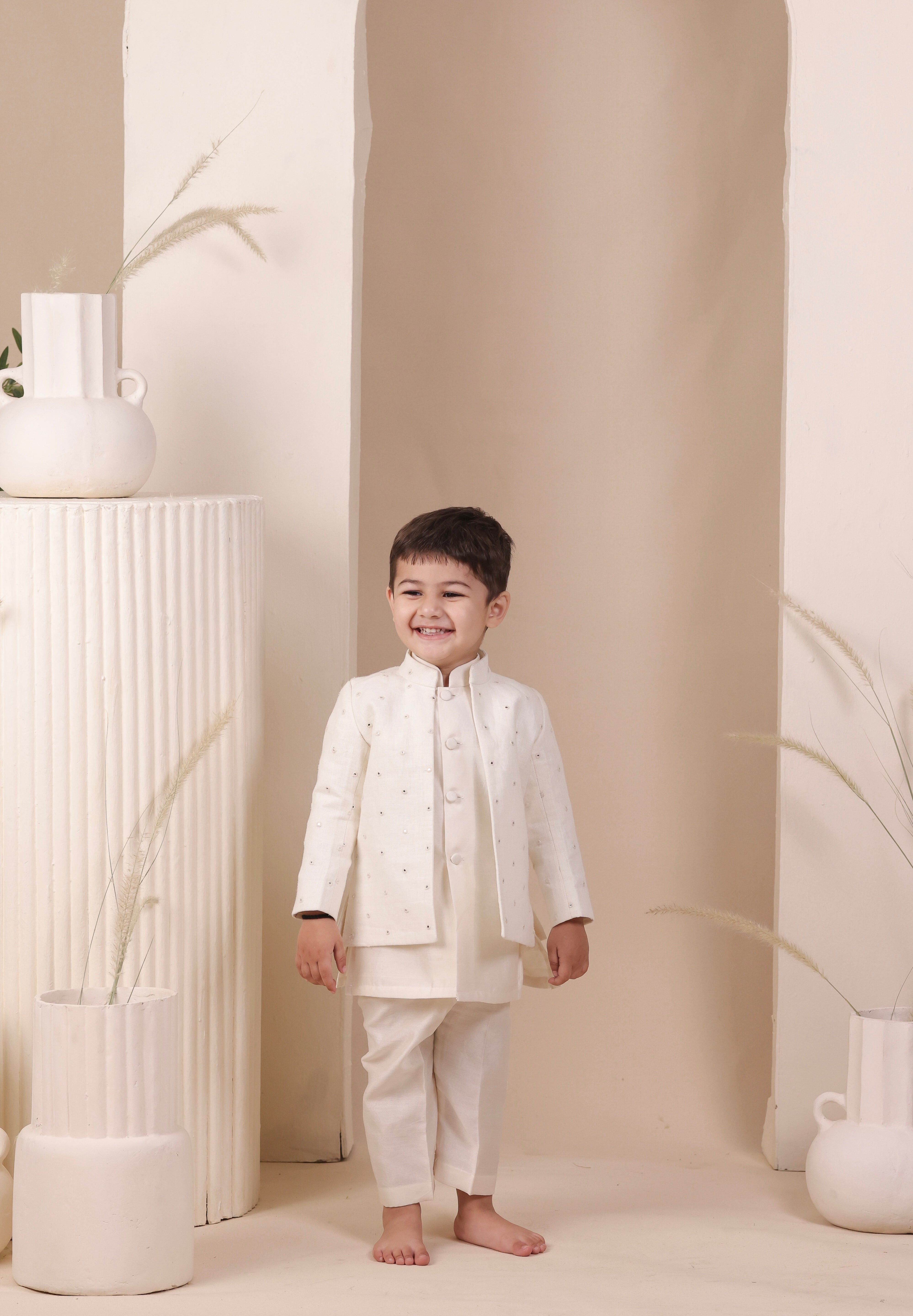 Ivory Flash Jodhpuri Set