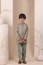 Neel Booti Kurta Set