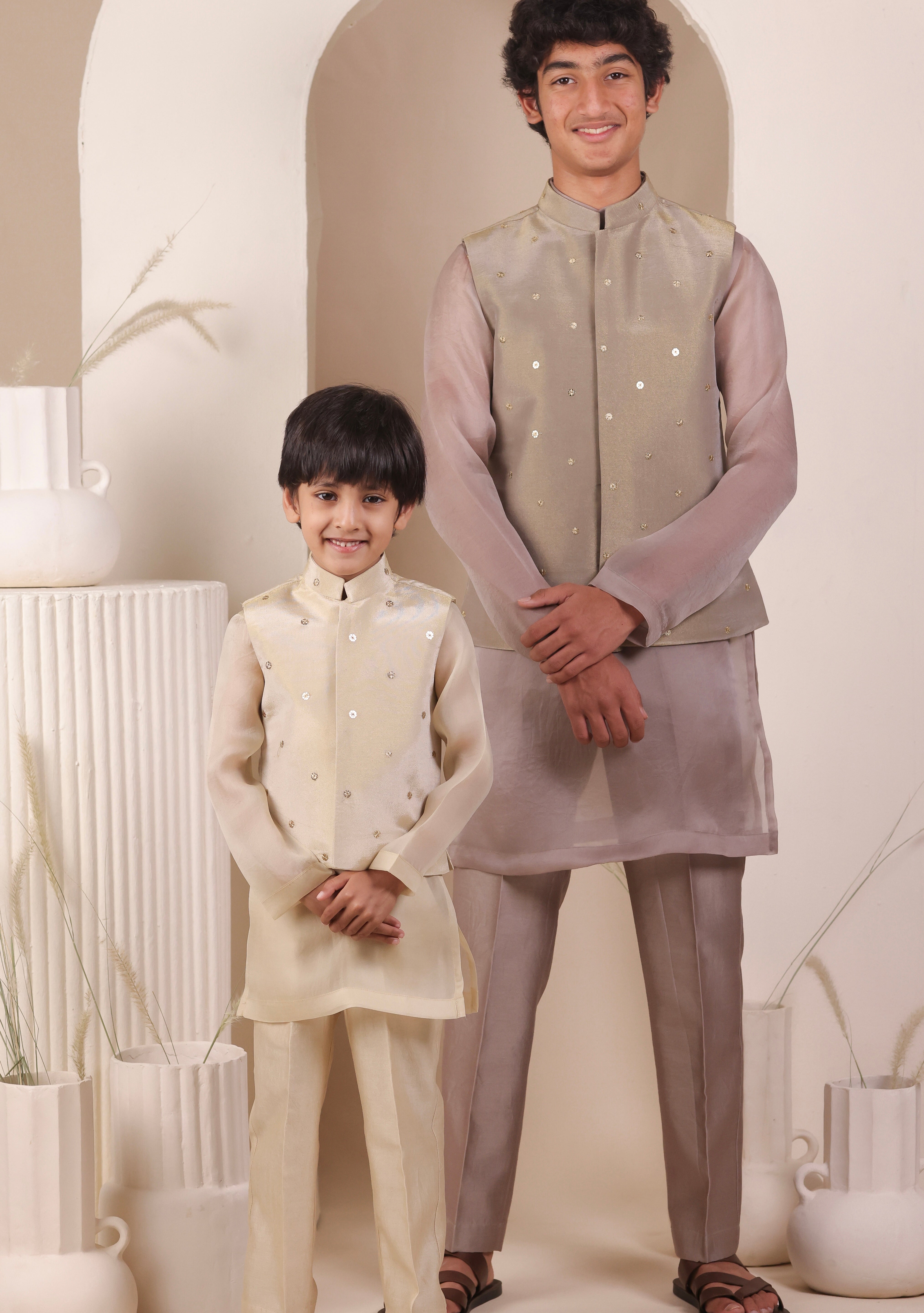 Sand Gleam Jacket Set