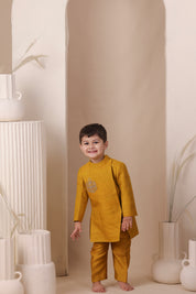 Amber Slit Achkan Set