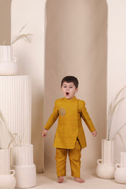 Amber Slit Achkan Set