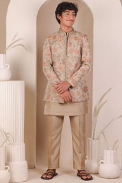Muted Bloom Jodhpuri Set