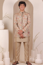 Muted Bloom Jodhpuri Set