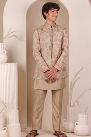 Muted Bloom Jodhpuri Set
