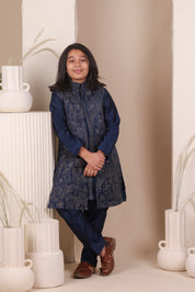 Teal Blue Jacket Set