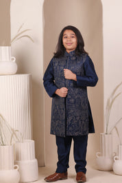 Teal Blue Jacket Set