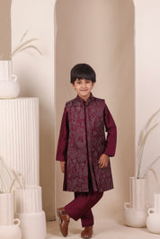 Vintage Wine Jacket Set