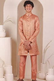 Blush Zari Kurta Set